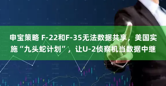 申宝策略 F-22和F-35无法数据共享，美国实施“九头蛇计划”，让U-2侦察机当数据中继